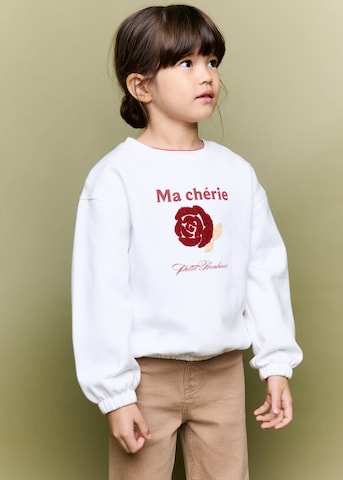 Bluză de molton 'CHERIE' de la MANGO KIDS pe bej: față