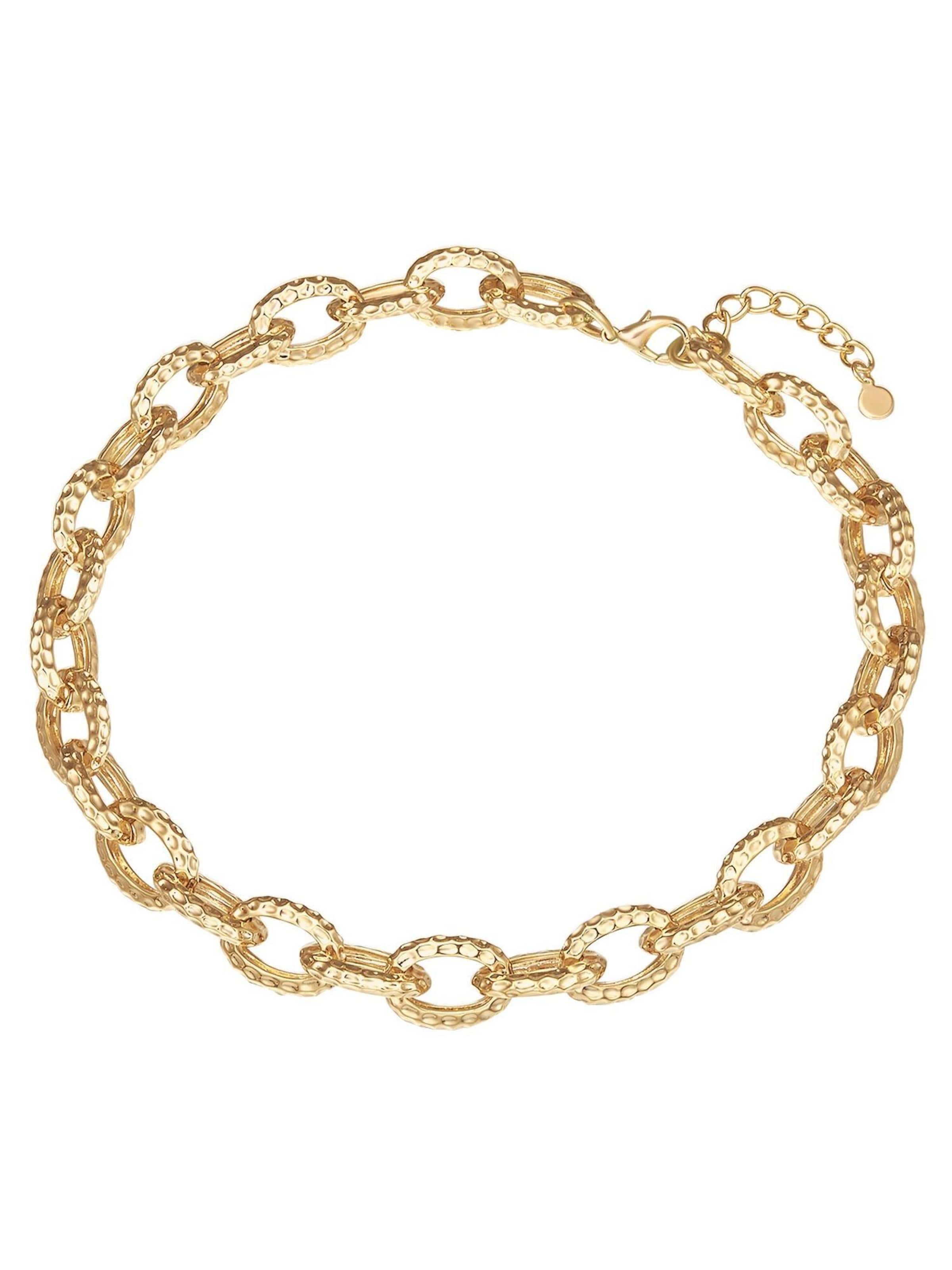 Lulu & Jane Necklace in Gold: front