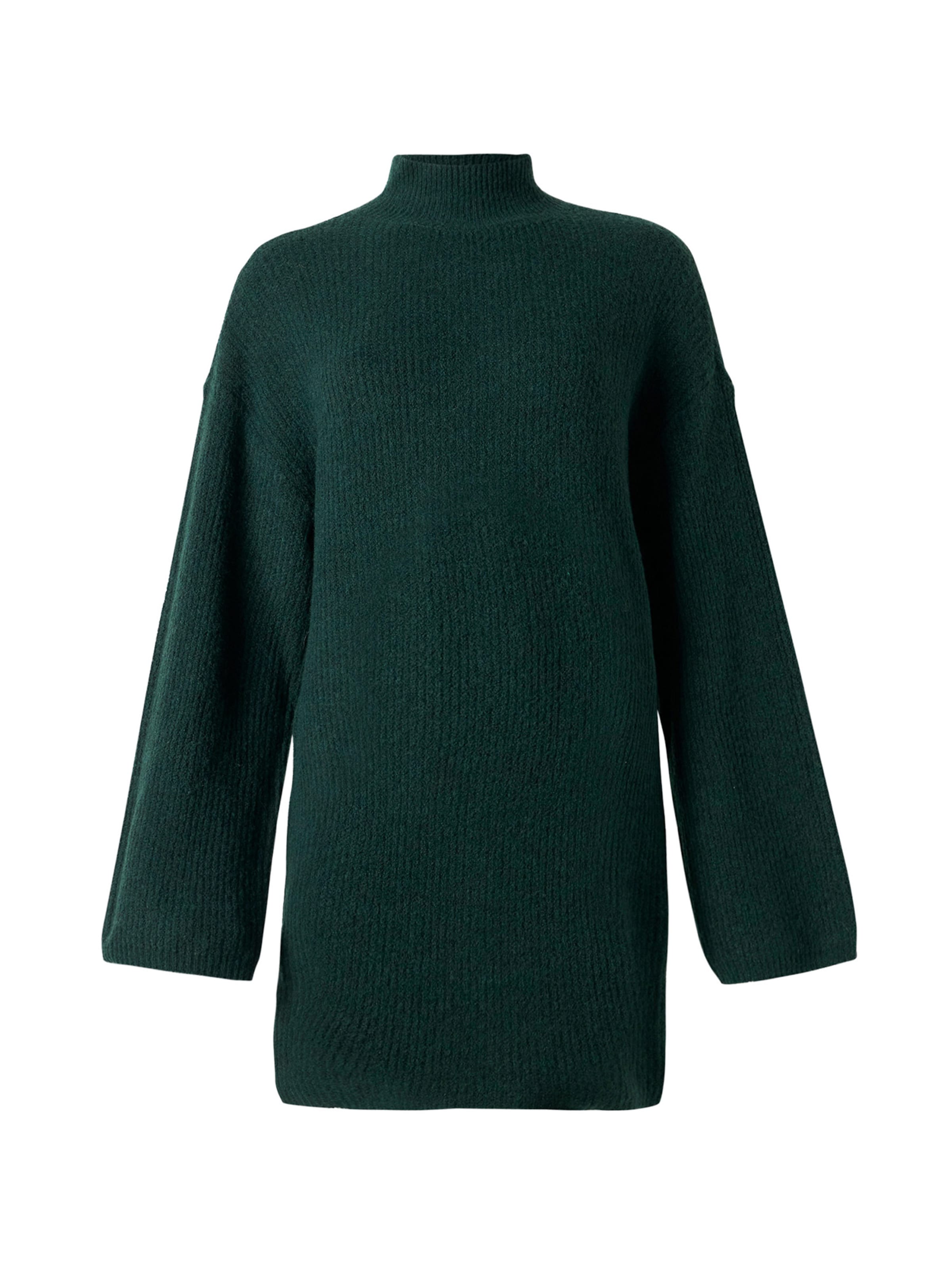 Noisy may Úpletové šaty 'NMBALANCE' – zelená: přední strana