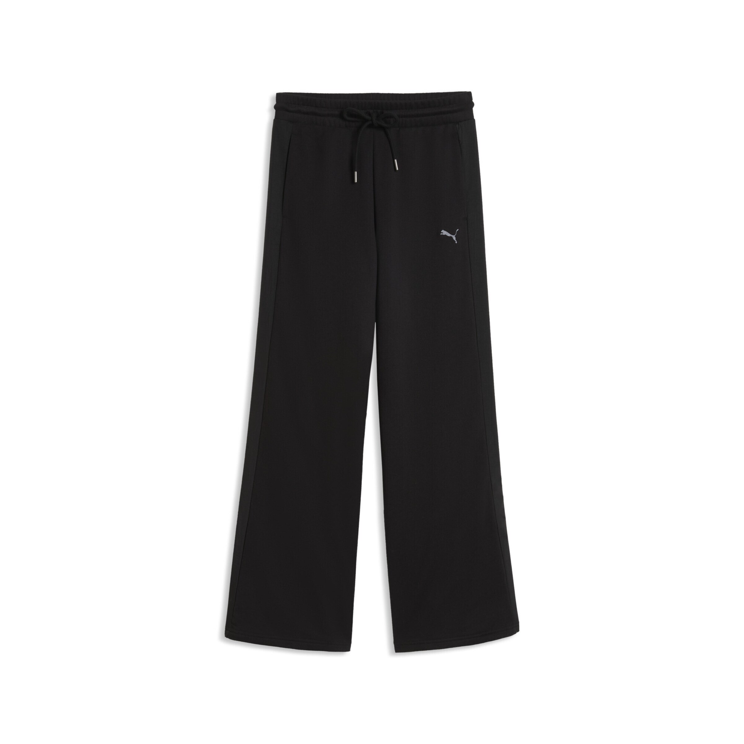 PUMA Wide Leg Sporthose 'Her' in Schwarz: Vorderseite