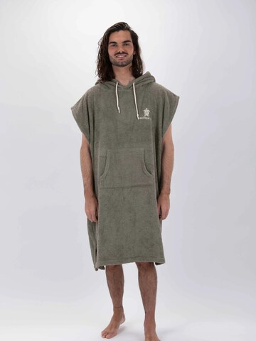 Pacifique Sud Athletic Robe in Green: front