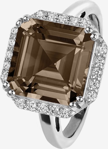 Jacques Lemans Ring in Braun: Vorderseite