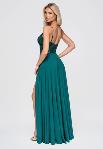 Ombre Abendkleid in Grün