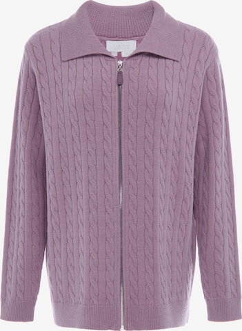 usha WHITE LABEL - Casaco de malha 'Minimalistic' em rosa: frente