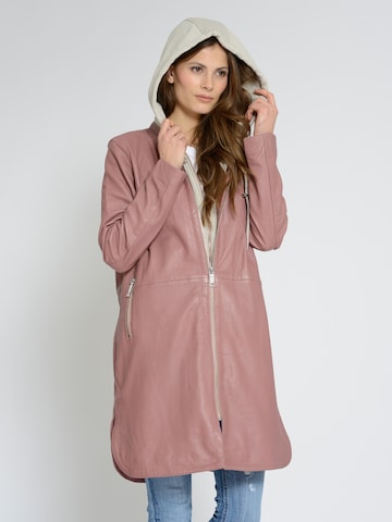 Maze Between-Seasons Coat in Pink