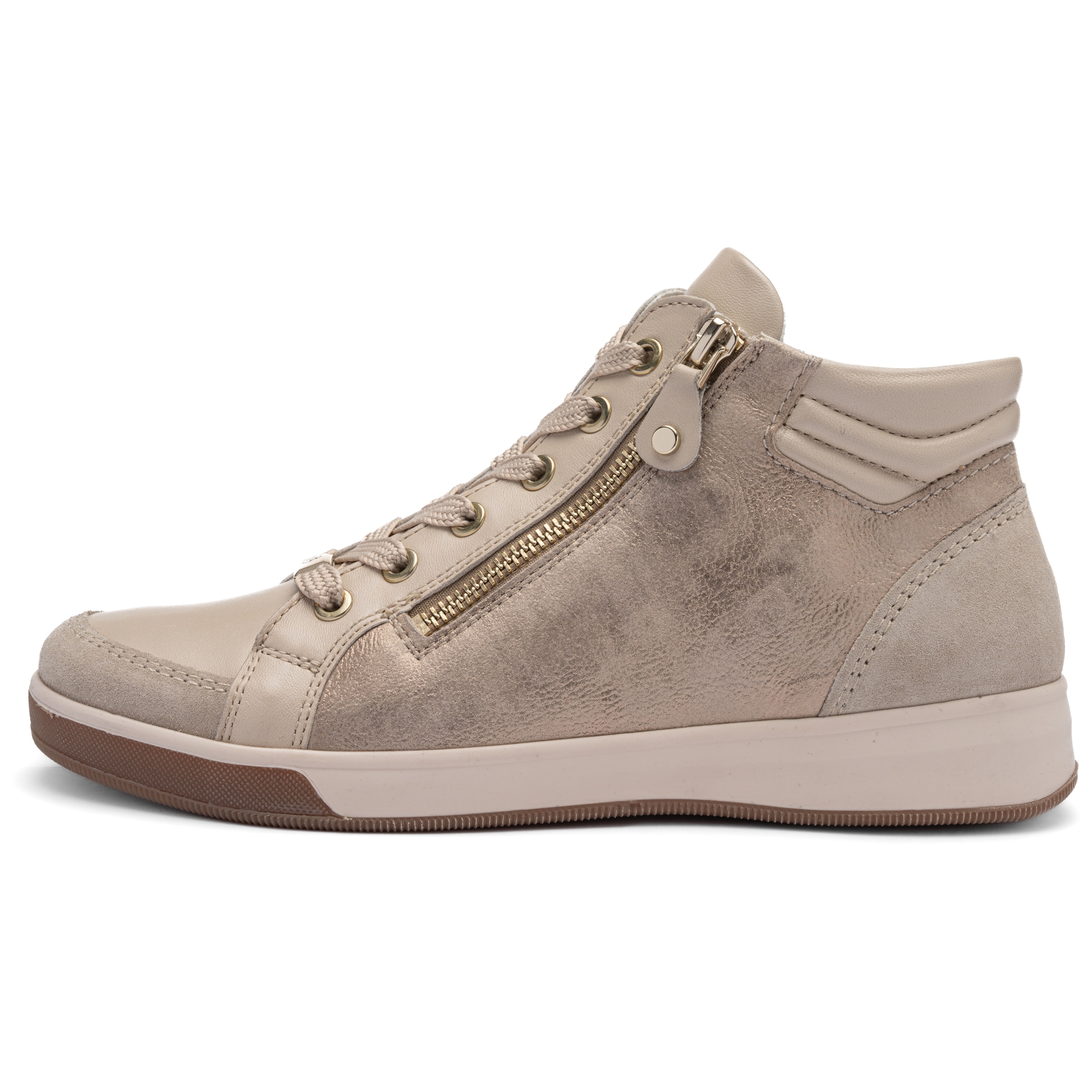 ARA High-Top Sneakers in Beige
