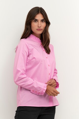 CULTURE Bluse 'Antoinett' i pink: forside