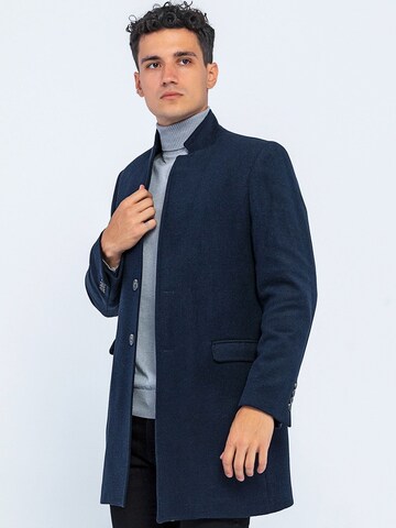 Coupe regular Manteau mi-saison Ron Tomson en bleu : devant