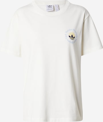 ADIDAS ORIGINALS Shirt in White: front