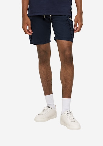 QS Regular Shorts in Blau: predná strana