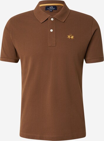 T-Shirt La Martina en marron : devant
