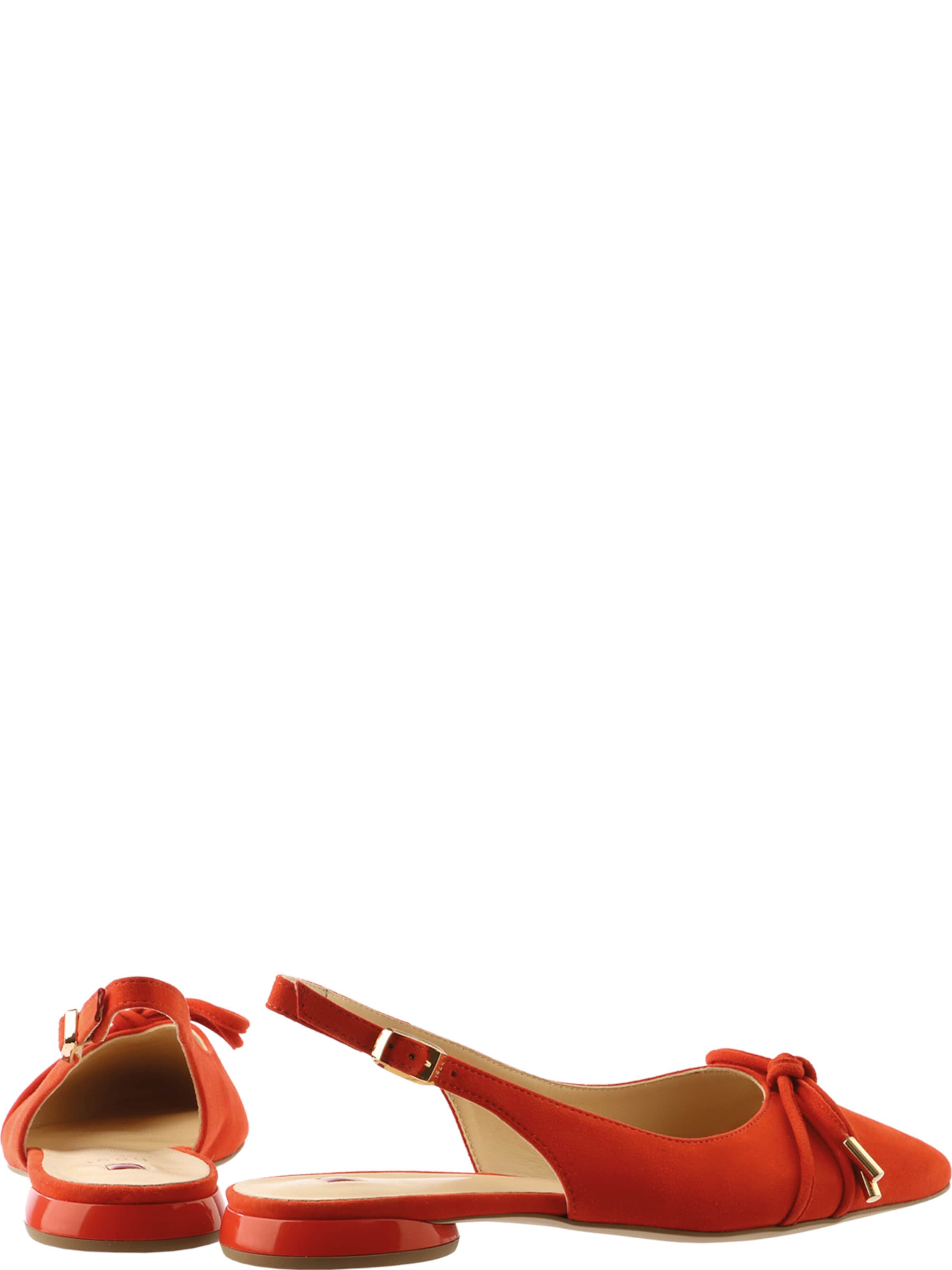 Ballerines à lanières 'Lotta' Högl en rouge