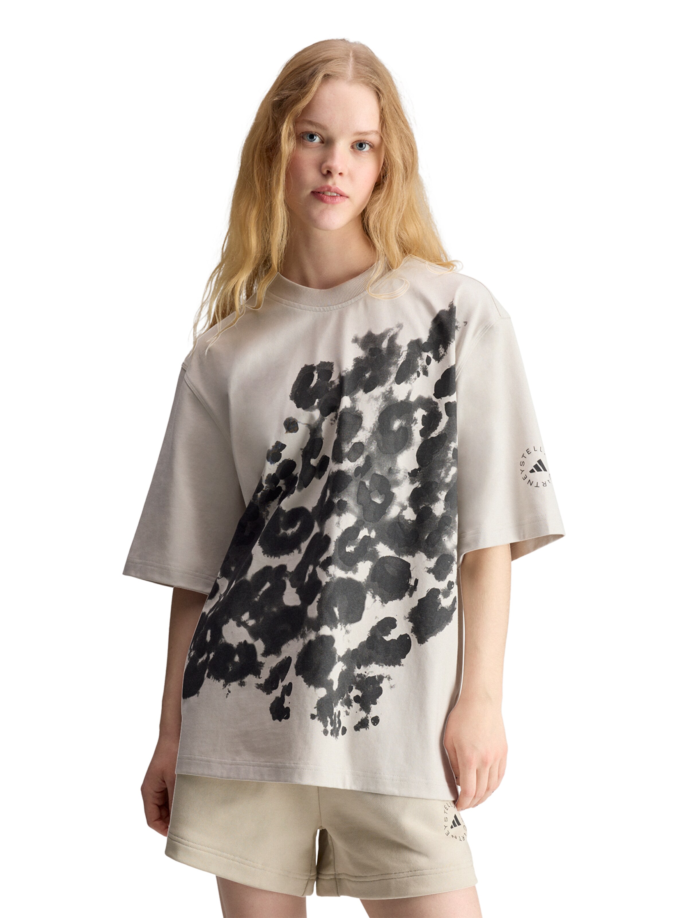 pelēks ADIDAS BY STELLA MCCARTNEY Sporta krekls: no priekšpuses