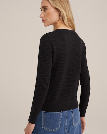 WE Fashion Knit cardigan in Black