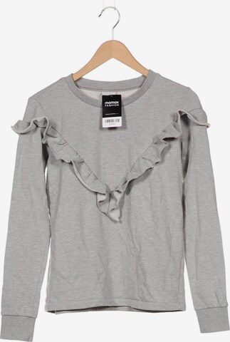 VILA Sweatshirt & Zip-Up Hoodie in S in Grey: front