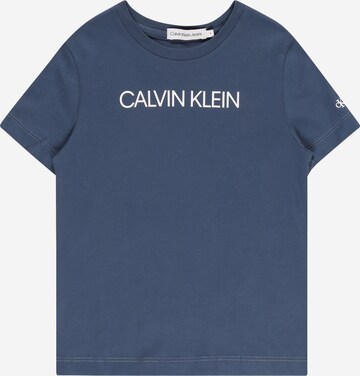 Calvin Klein Jeans Tričko – modrá: přední strana