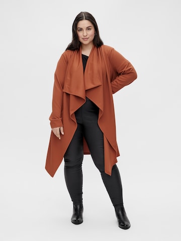 Vila Curve Between-Seasons Coat 'Ancia' in Brown