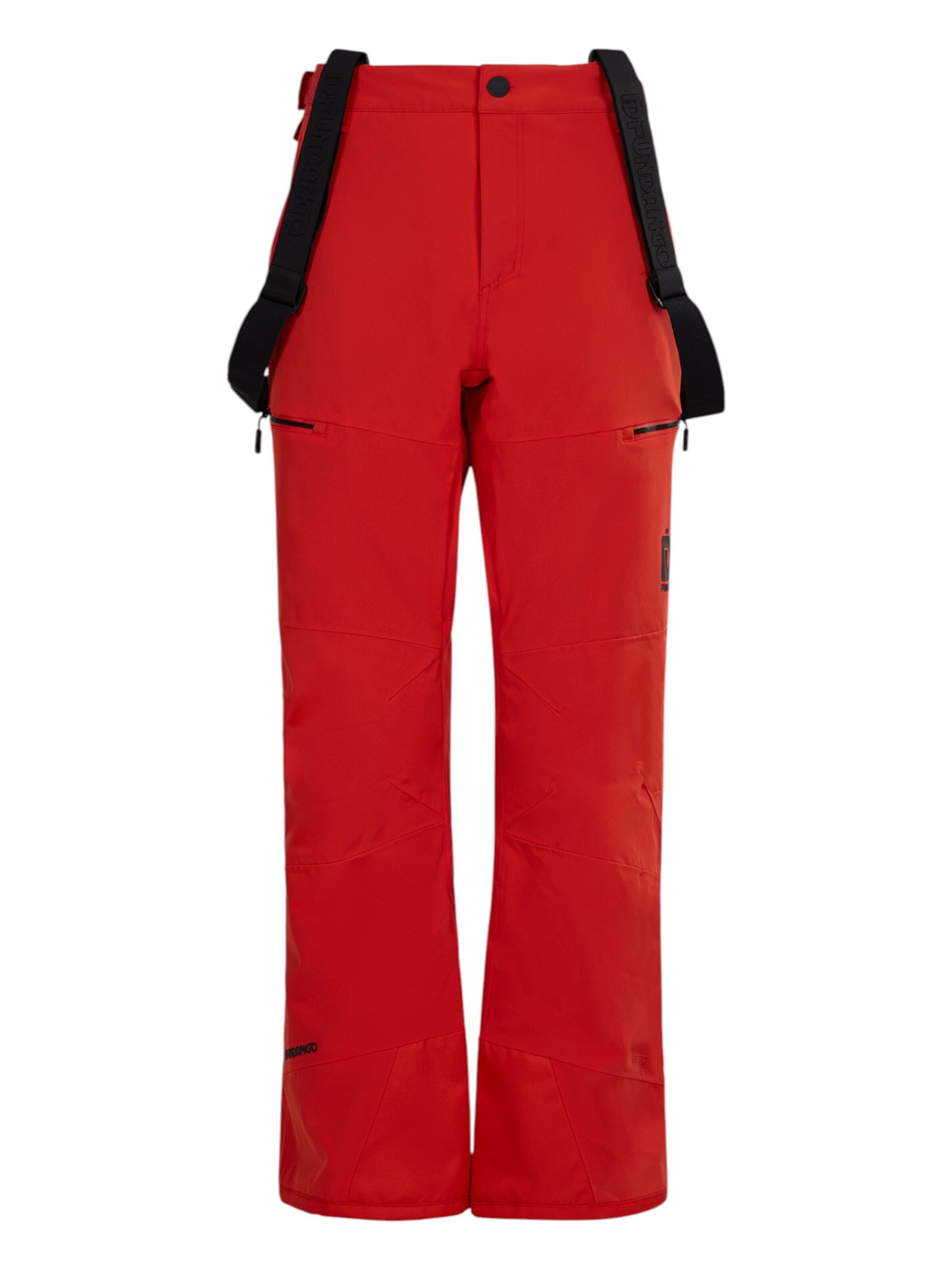 Regular Pantalon fonctionnel 'Teak' Fundango en rouge : devant