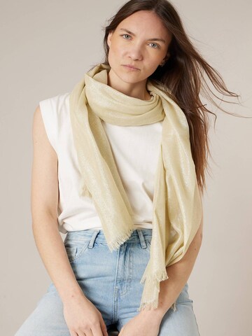 Écharpe ' MEREDITH ' Deeluxe en blanc