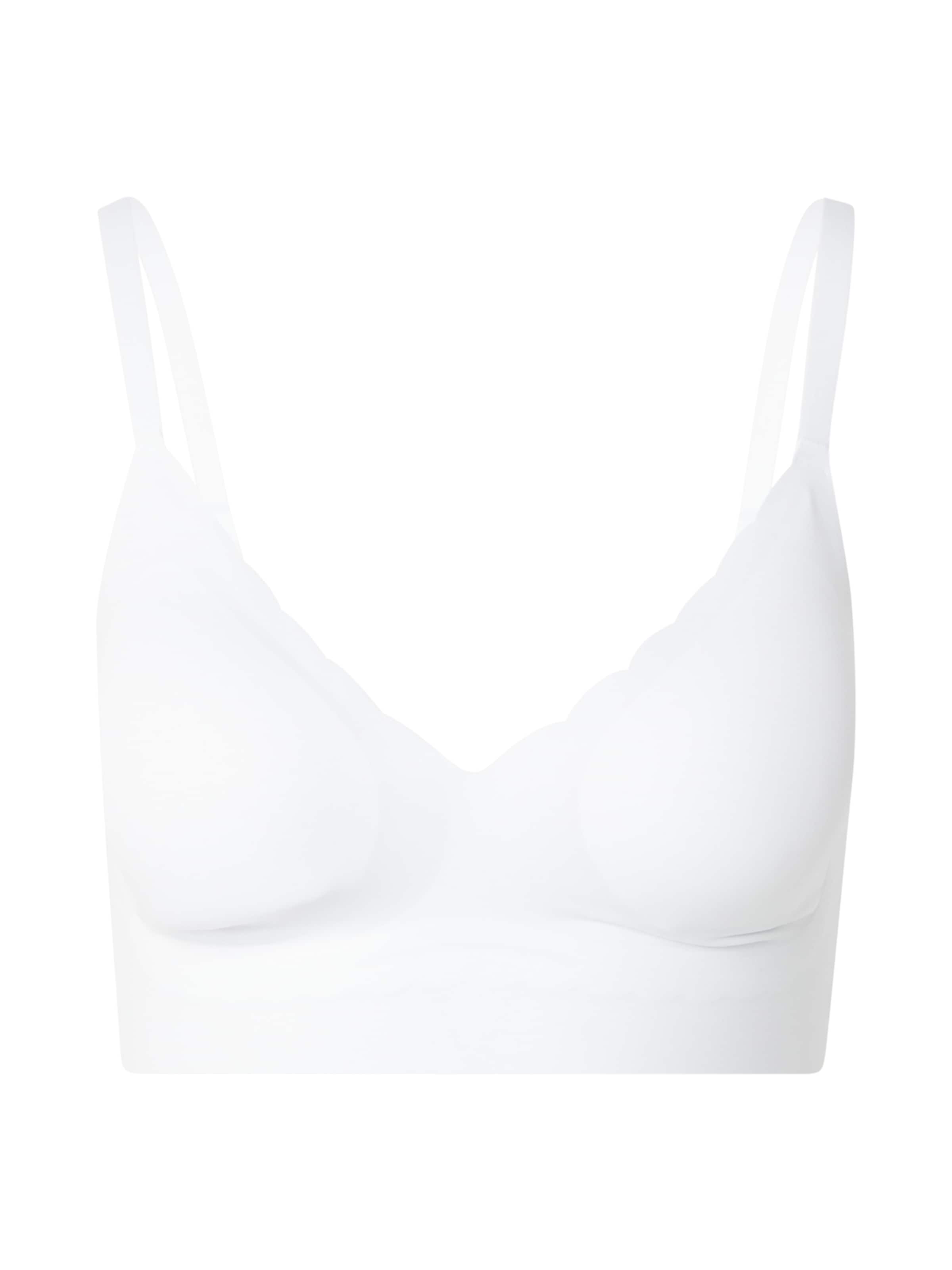 Skiny Kolmnurk Rinnahoidja, värv valge: eest vaates