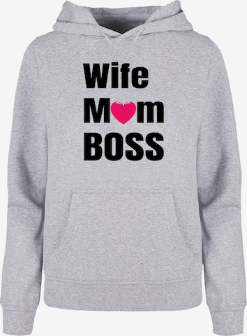 Sweat-shirt 'Mother's Day' ABSOLUTE CULT en gris : devant