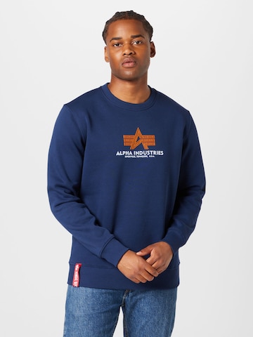 ALPHA INDUSTRIES Sweatshirt in Navy | ABOUT YOU