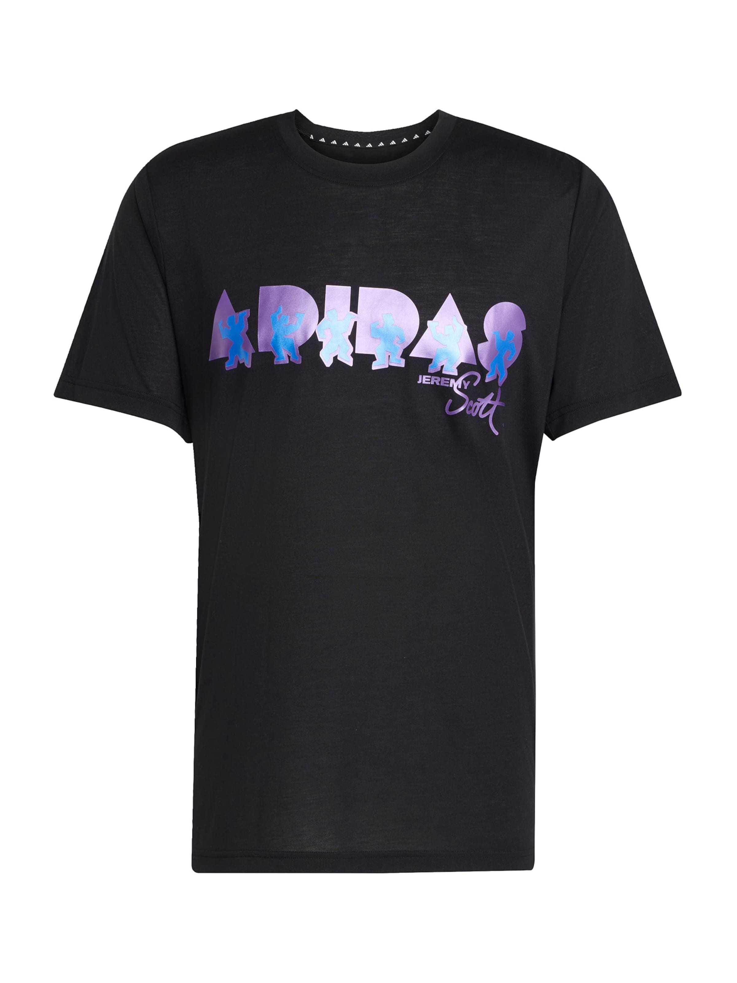 Tricou funcțional 'Adidas x Jeremy Scott' de la ADIDAS SPORTSWEAR pe negru: față