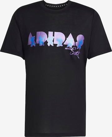 juoda ADIDAS SPORTSWEAR Sportiniai marškinėliai 'Adidas x Jeremy Scott': priekis