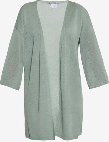 usha WHITE LABEL Knit cardigan in Green: front