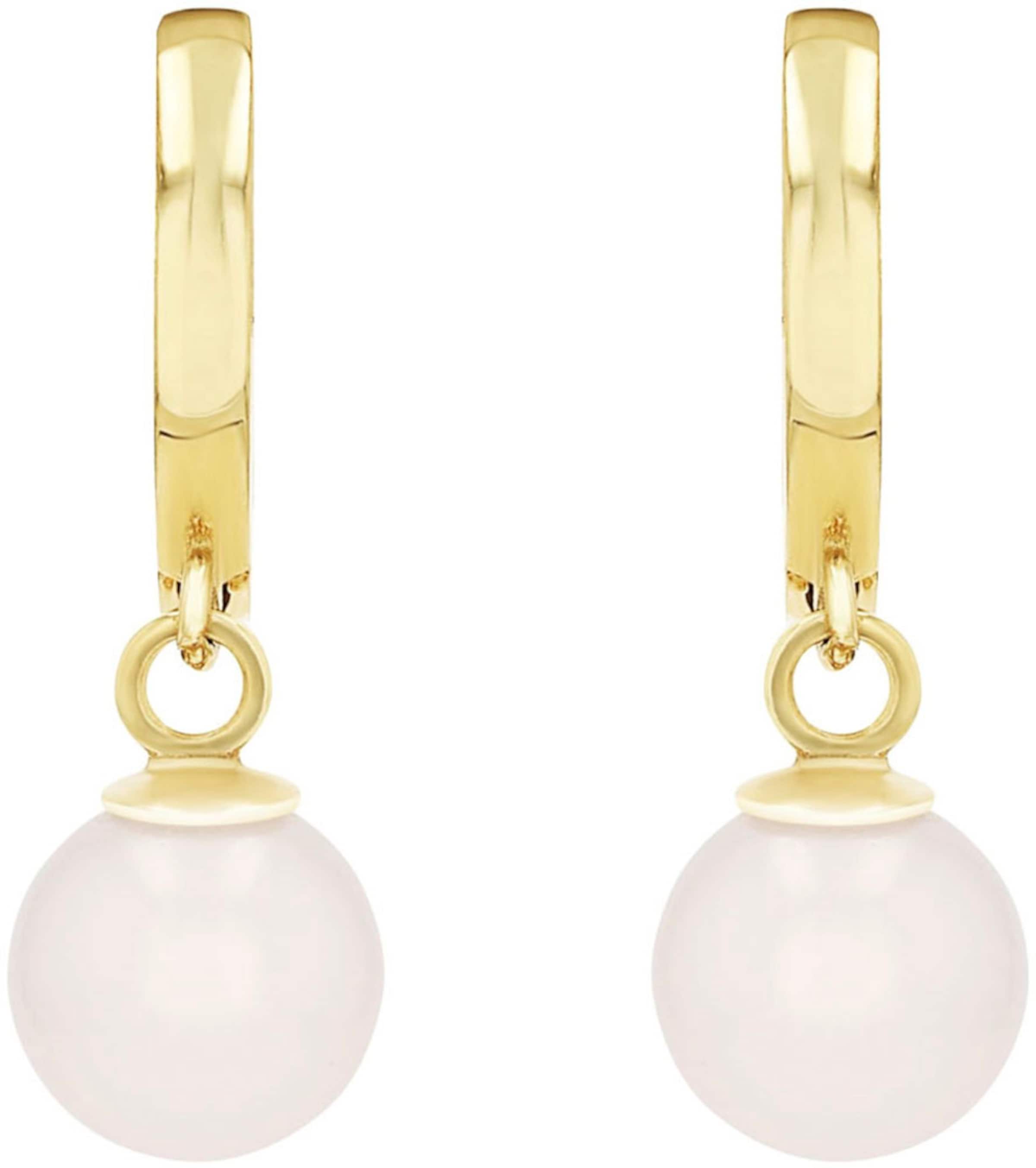 AMOR Earrings in Gold: front