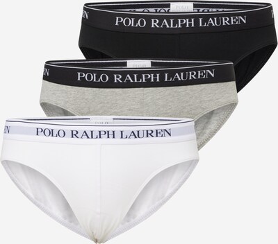 Slip Polo Ralph Lauren di colore grigio / grigio sfumato / nero / bianco, Visualizzazione prodotti