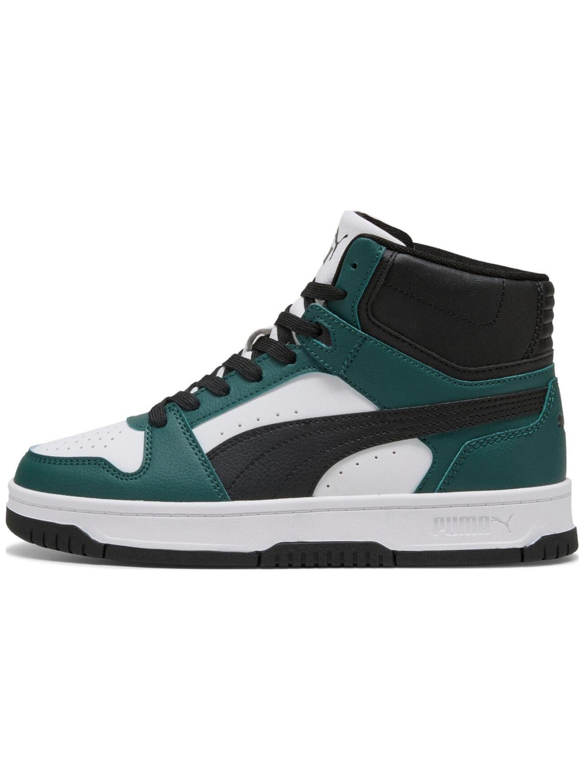 PUMA Superge 'Rebound Slam Mid Jr' v velikosti 38  | zelena barva, Prikaz izdelka