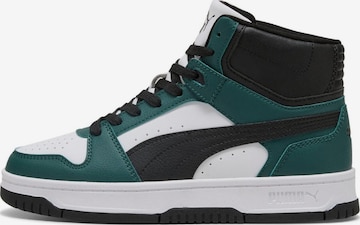 PUMA Låg sneaker 'Rebound Slam Mid Jr' i grön: framsida