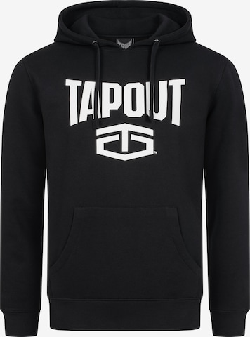 TapoutSweater majica - crna boja: prednji dio