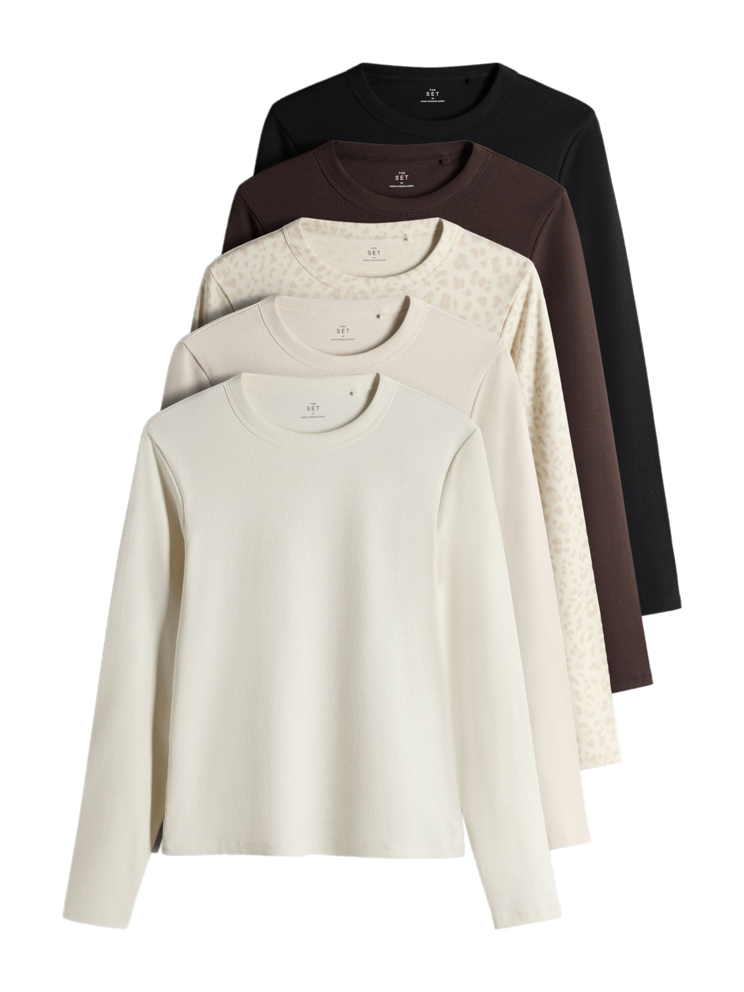 The Set Shirt in Beige: front