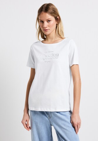 STREET ONE Shirt in White: front