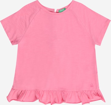 Maglietta di UNITED COLORS OF BENETTON in rosa: frontale