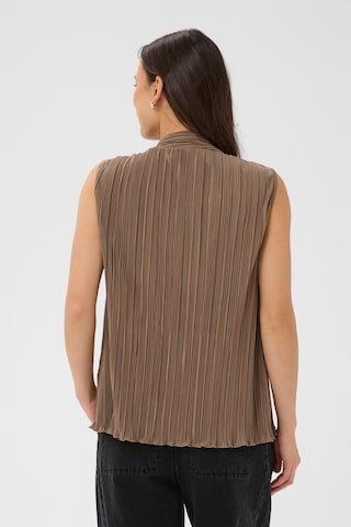 SAINT TROPEZ Bluse in Braun