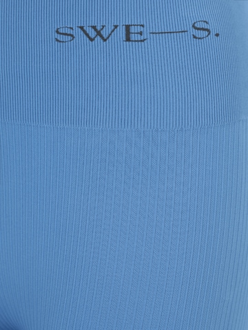 Swedish Stockings Skinny Legginsy 'TYRA' w kolorze niebieski