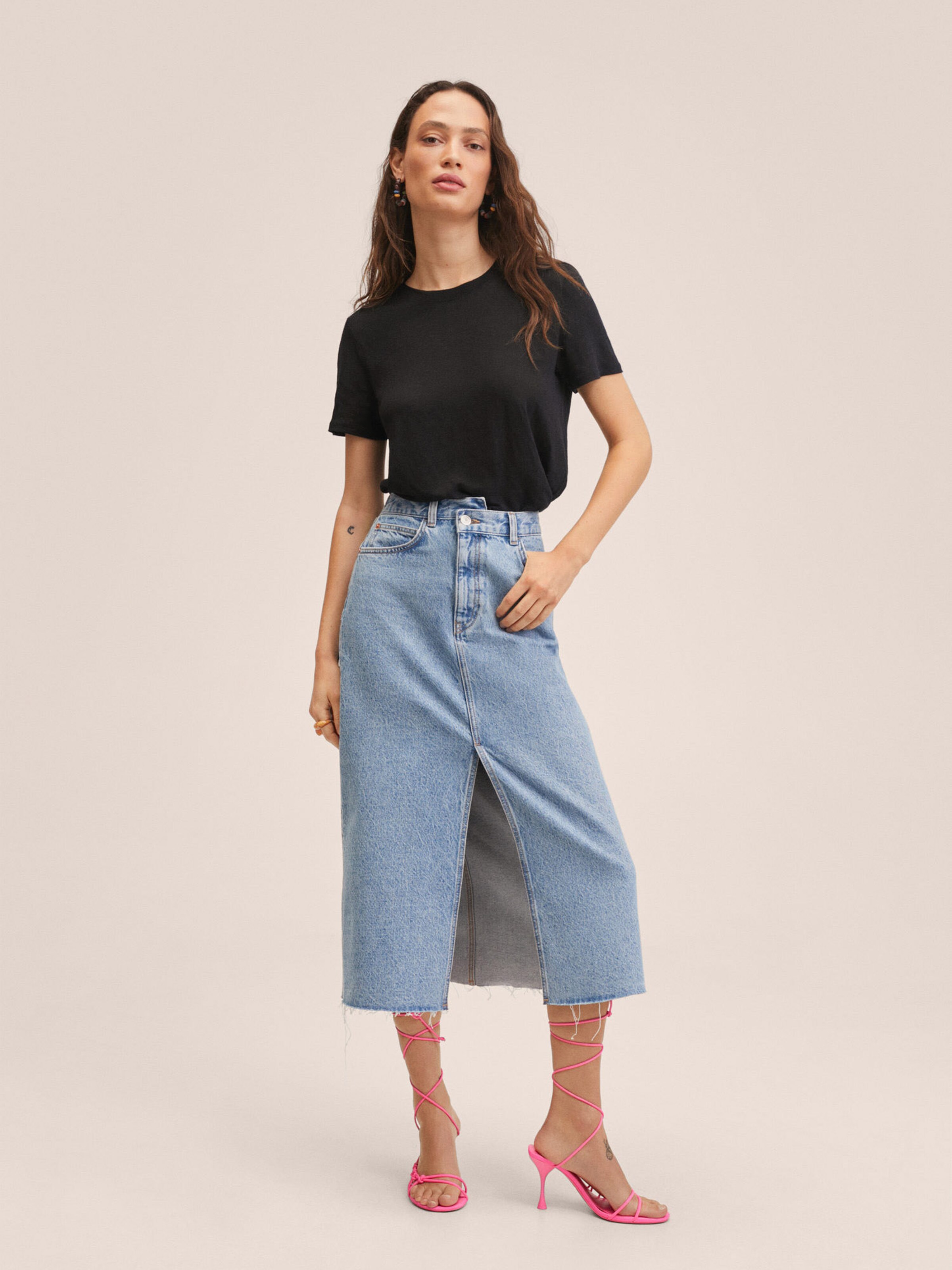 Frauen Shirts & Tops MANGO T-Shirt 'LISINO' in Schwarz - PW13863 Frauen Shirts & Tops MANGO T-Shirt 'LISINO' in Schwarz - PW13863