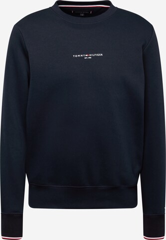 Sweat-shirt TOMMY HILFIGER en bleu : devant