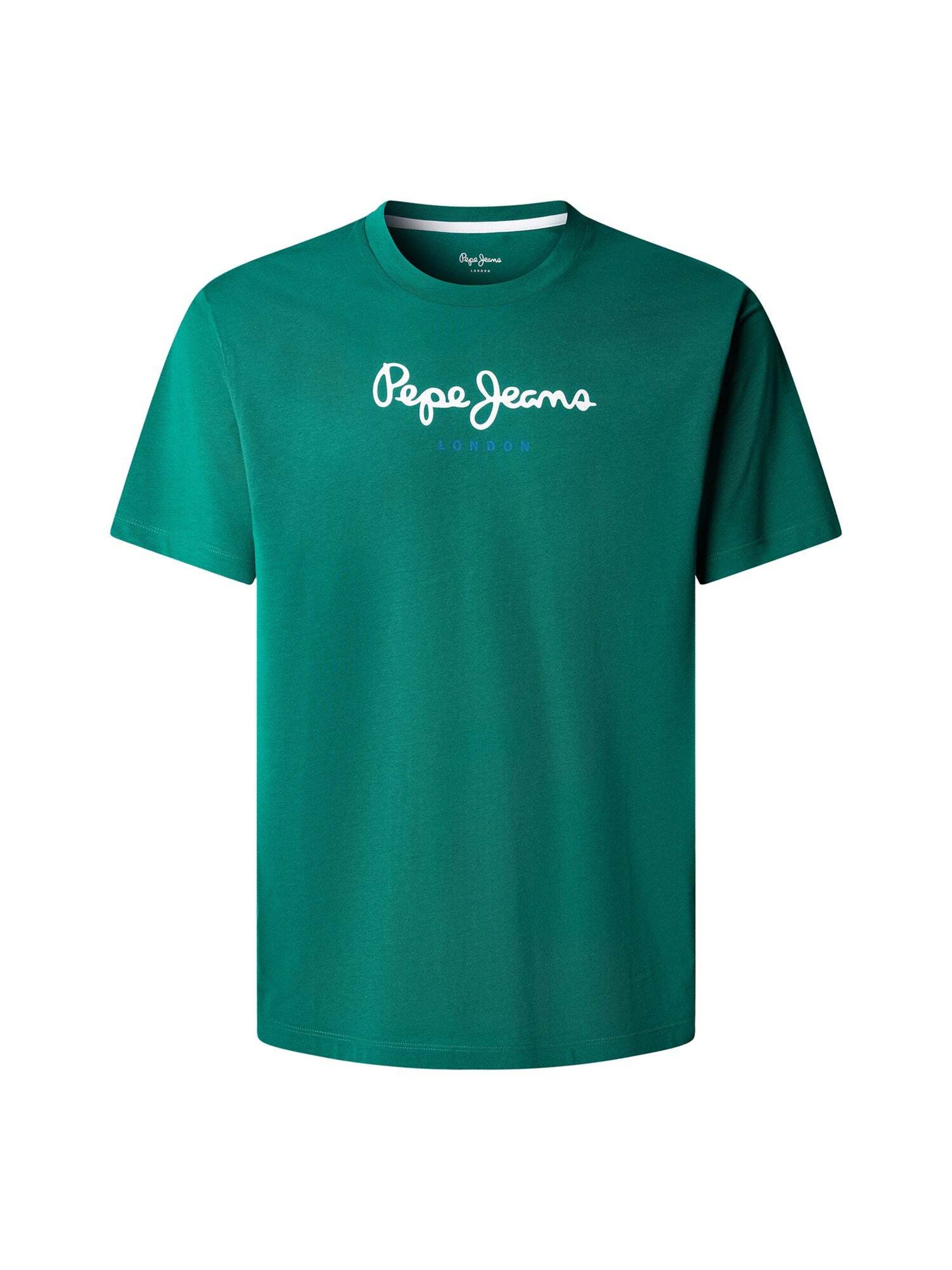 Pepe Jeans Shirt 'Eggo' in Groen: voorkant