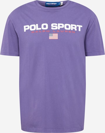 Tricou de la Polo Ralph Lauren pe mov: față