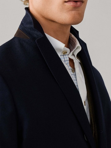 Hackett London Between-Seasons Coat in Blue