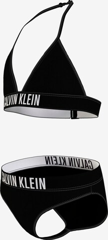 Calvin Klein Swimwear Triangel Bikini in Schwarz