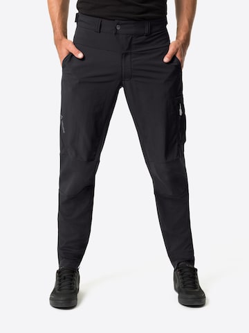 VAUDE Regular Outdoor Pants 'Qimsa' in Black: front