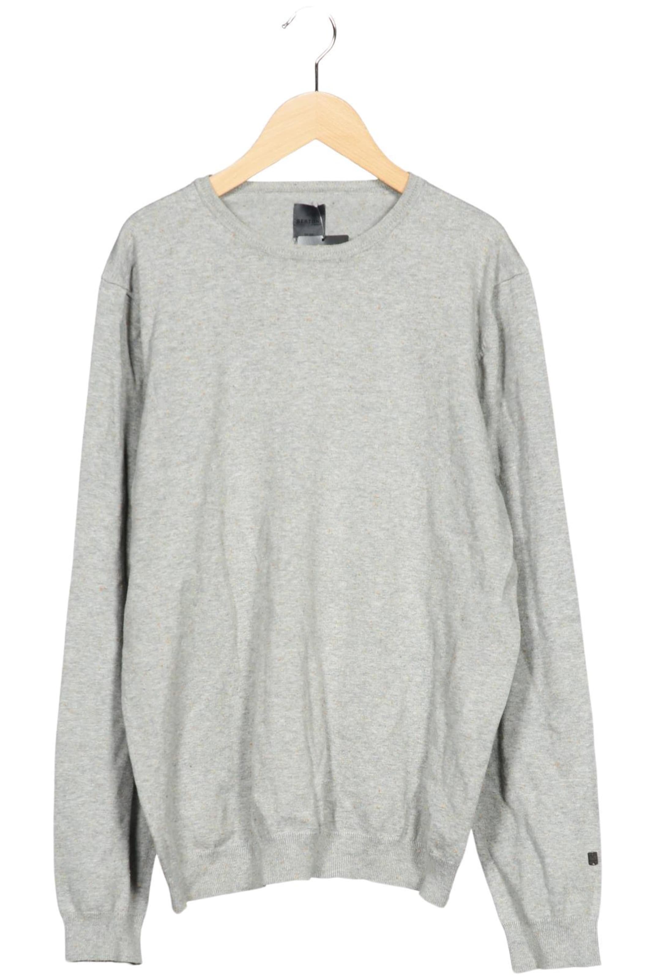 Bertoni Sweater & Cardigan in XL in Grey: front