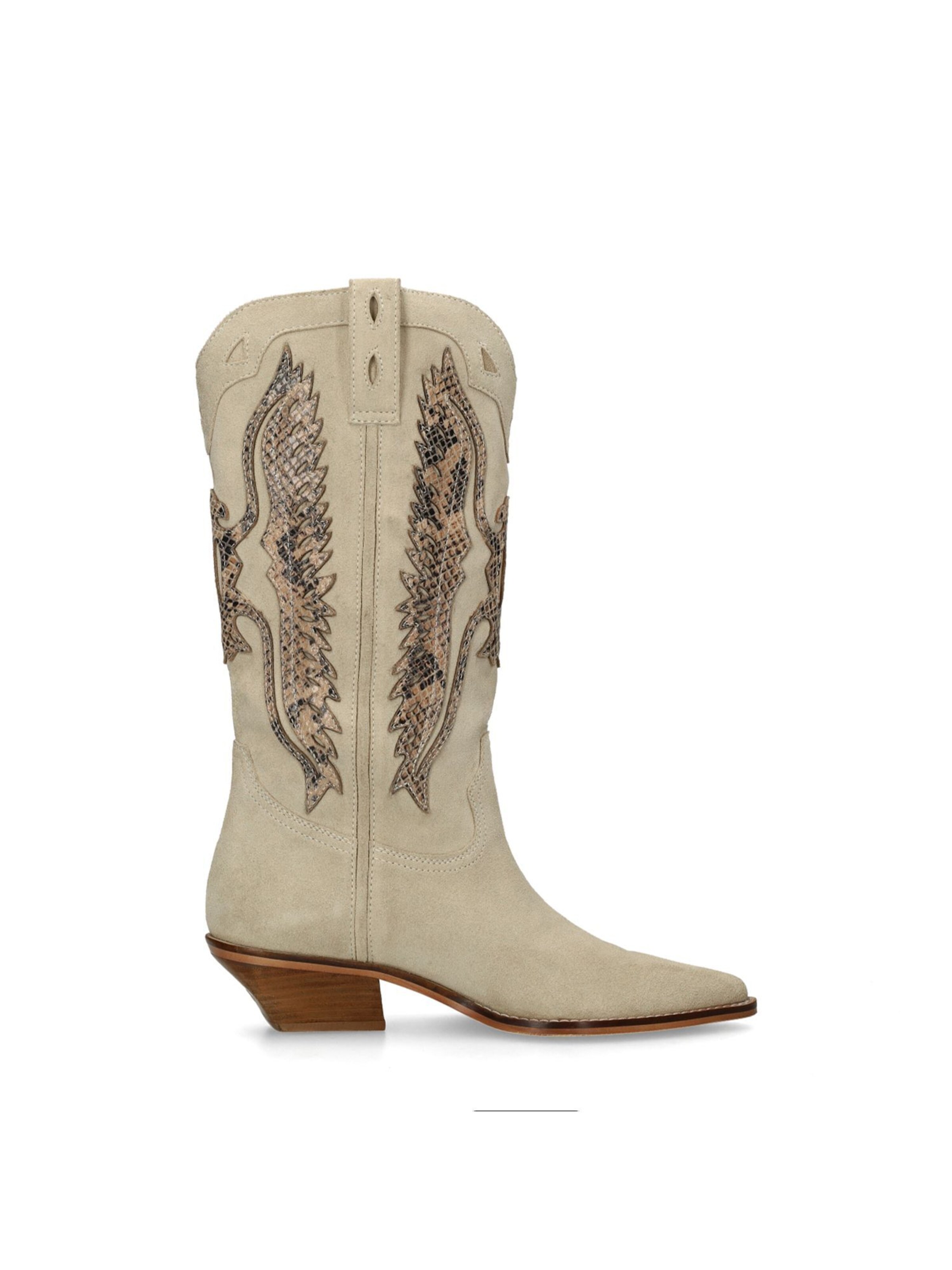 Bottes de cowboy SACHA en beige