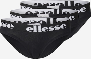 juoda ELLESSE Moteriškos kelnaitės 'Sharlia': priekis
