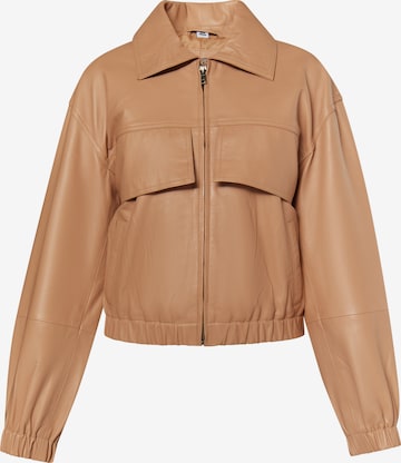 DreiMaster Vintage Between-season jacket in Brown: front